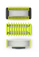 Philips OneBlade Original Kit de Recambio Para Maquina de Afeitar 1 Accesorio Rostro y 1 Accesorio para Cuerpo - details 0