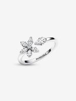Pandora - Anillo Abierto with Racimo de herbario brilliant-Plata de Ley - details 1