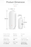 Sensor De Puerta Inteligente Tuya WiFi Compatible Con Alexa Y Google Home Notificaciones De Apertura/Cierre De Puerta Para Hogar Inteligente - details 11