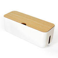 Caja De Almacenamiento Para Cable De Poder Estuche Antipolvo Organizador De Enchufe Para Teléfono Y Tablet Caja De Almacenamiento De Cable De Red Gestor De Cableado Ecológico Moderno - details 16