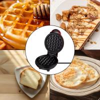 Máquina de gofres eléctrica para el desayuno, Mini olla para gofres, horno para pasteles, huevos, burbujas - details 8