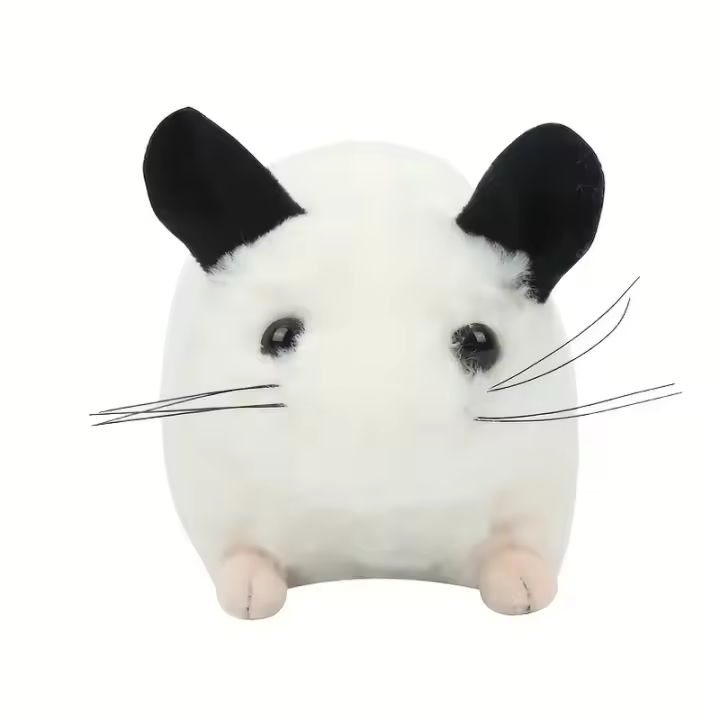 Juguete De Peluche Kawaii 32cm Simulación Realista De Chinchillidae Rata De Peluche Suave Para Niños Regalo De Cumpleaños - 1