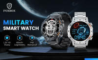 Reloj inteligente 2025 para hombre, contador de pasos, contador de pasos, 3 correas de reloj, resistente al agua, para Android iOS, 400 mAh, reloj inteligente militar, color plateado - details 0