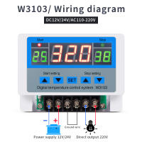 Termostato Digital W3103 Control De Temperatura Alta Potencia 5000W 30A Con Sensor Para Calor Y Frío AC 110-220V Para El Hogar - details 4