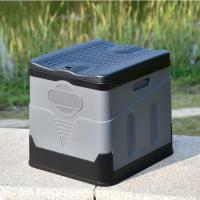 Outdoor camping toilet Folding car toilet Portable deodorant curing agent toilet Car emergency self-driving equipment - details 0