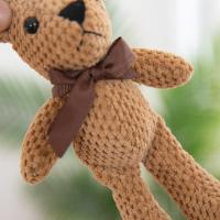 Muñeco De Llavero Oso De Naranja Super Bonito 16cm Peluche Suave Juguete Creativo Regalo De Cumpleaños Para Mujeres Material De Algodón - details 19