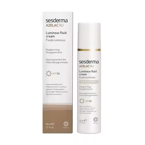 Sesderma Azelac Ru Fluido Luminoso 50ml - Despigmentante Facial con SPF 50 - 1