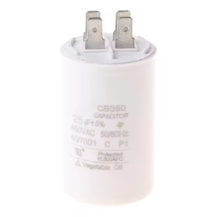 Condensador de arranque del compresor del acondicionador de motor CBB60 AC450V 25UF 50/60Hz - 1