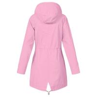 Chaqueta Impermeable Para Mujer Larga Abrigo De Lluvia Con Capucha Para Ciclismo Y Escalada Técnica De Poliéster Secado Rápido - details 33