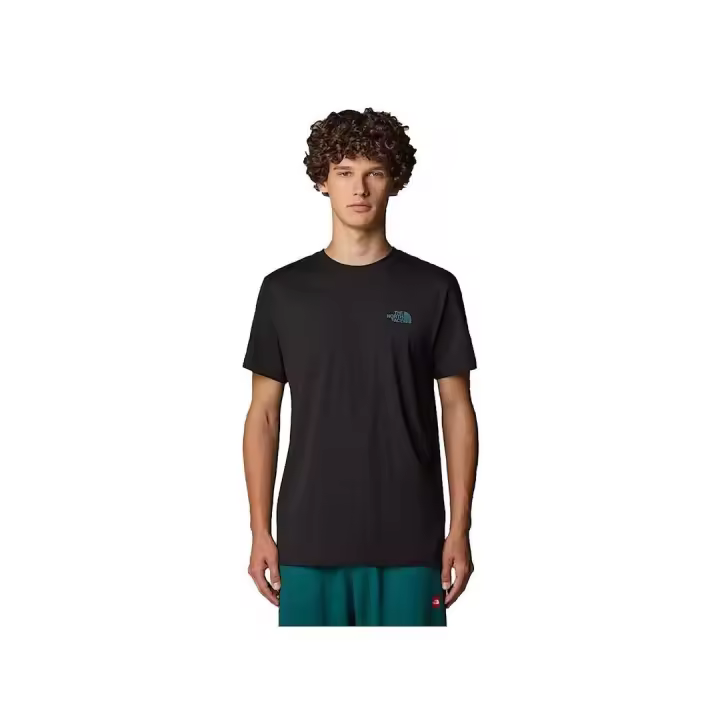 Camiseta Hombre The North Face Nse Box Negro Verde - 1