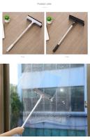 Limpia Ventanas Herramienta De Limpieza 2 En 1 Con Palanca Retráctil Cepillo Y Esponja Para Vidrio De Coche Ducha Puerta De Vidrio - details 5