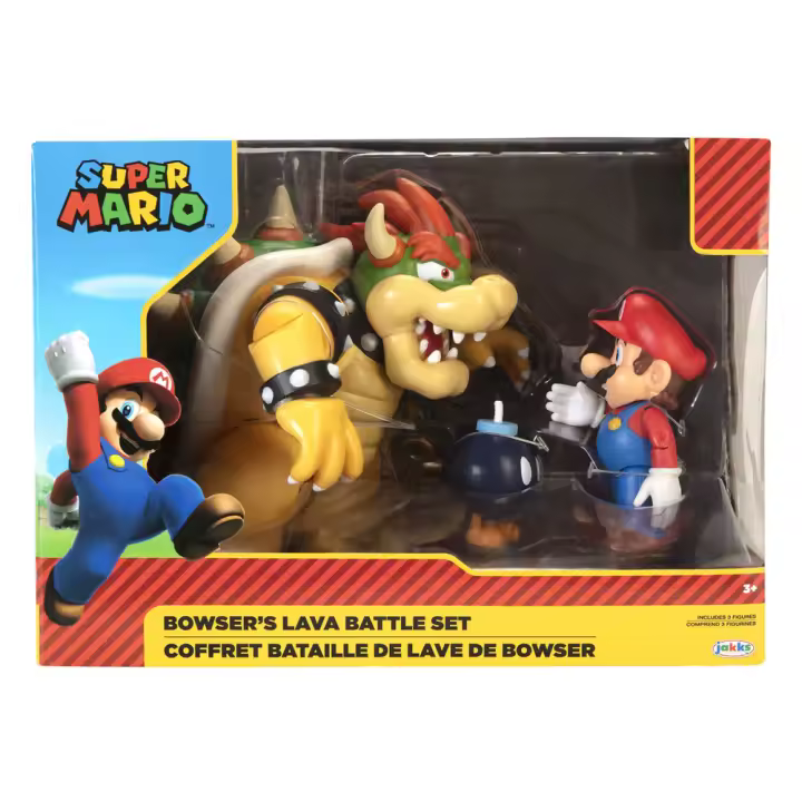 Blister Especial Mario Vs Bowser Super Mario NintendoFigura  Coleccionable - Idea de Regalo- Mercancia Oficial - Juguetes para Niños y Adultos - Movies Fans - Muñeco para Coleccionistas y Exposición - 1