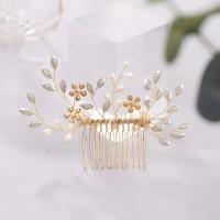 Peine De Boda Dorado Y Plateado Con Perlas Falsas Y Cristales Rhinestone Combinado De Cabello Para Novia Accesorio De Cabeza Para Adultos - details 5