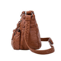 Nueva Llegada Bolso De Hombro Para Mujer En Cuero PU Retro Bolso Mensajero Ligero Bandolera Monedero Bolso De Mano Estilo Fashion - details 7