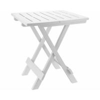 Mesa de jardín plegable Mesa auxiliar de plástico 45x43x50cm blanco - details 1