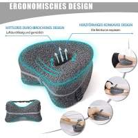 Knee pillow for side sleepers, orthopedic pillow with memory foam - details 0