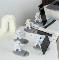 Soporte De Teléfono Móvil En Forma De Astronauta Figura De Escultura Para Decoración De Escritorio Adorno Espacial Para Enthusiasts - details 3