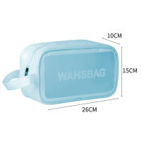 1-4 Uds Bolsas Neceser Transparente para Viaje, 26x15x10cm, Neceser de Viaje para Maquillaje de PVC Portátil Organizador Cosmético con Cremallera, Estuche de Transporte para Mujer, Negocios, Baño - details 17