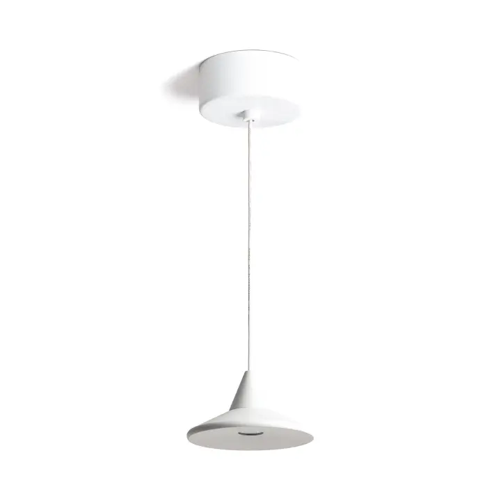 Ledkia Lámpara Colgante LED 6W Aluminio Edsel Negro - 1