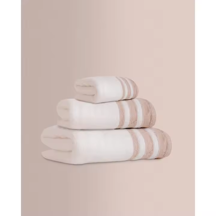 Juego Toalla Jacquard don algodon Siros Beige - 1