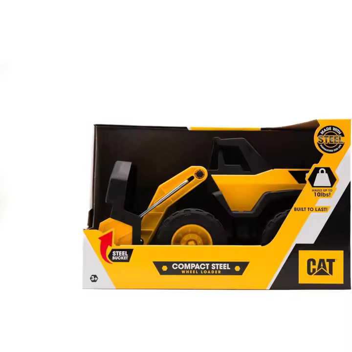 CatToys Official Pala Cargadora para Niños | Vehículo de Construcción de Acero | Juguete Resistente con Volquete Funcional | Regalos y Juguetes para Niños de 3 Años o Más | Juguetes al Aire Libre (Funrise 83427) - 1