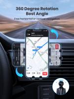 Soporte De Teléfono Móvil Para Coche Con Gancho De Ventilación Montaje En Ventilador Soporte GPS Universal Para iPhone Samsung Huawei - details 5
