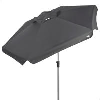 AKTIVE Sombrilla hexagonal jardín, 220 cm, Color marfil o antracita, Protección UV50, Mástil acero, Tubo Ø28/32 mm, Chimenea ventilación, Inclinable y regulable en altura, Tejido poliéster, Sombrilla grande jardín, Sombrillas grandes - details 1