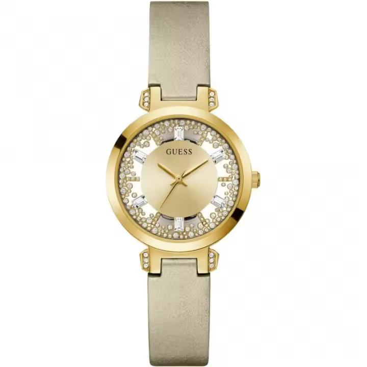 Reloj De Pulsera Guess Gw0535l4 Para Mujer Crystal Clear Chapado - 1