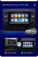 AWESAFE inalámbrico CarPlay Android Auto Radio para eugeot Expert 3 Citroen Jumpy 3 SpaceTourer 2016-2021 coche reproductor multimedia GPS 2 din autoradio volante controles RDS Bluetooth - details 2
