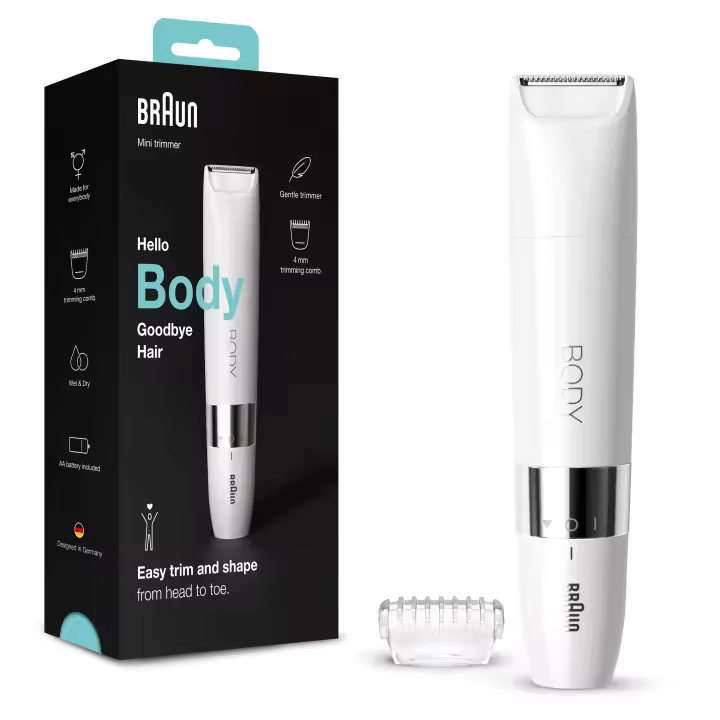 Braun BS1000 - Mini Recortadora corporal eléctrica para mujer y hombre - 1