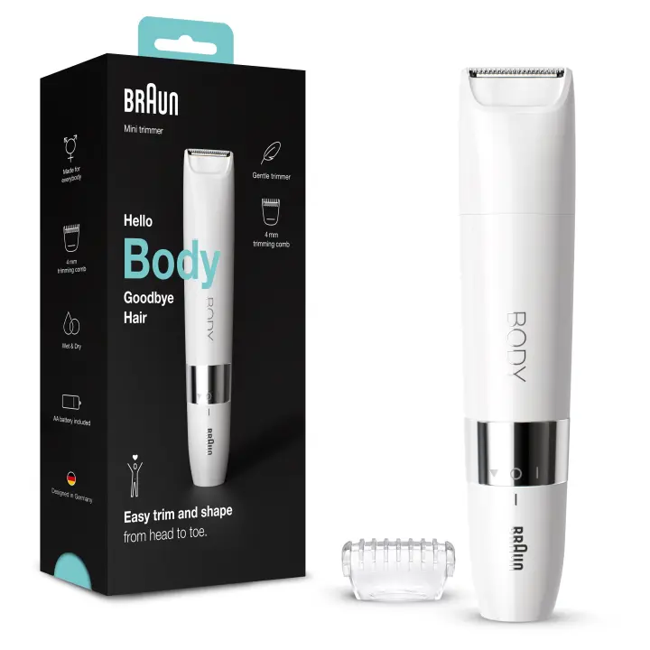 Braun BS1000 - Mini Recortadora corporal eléctrica para mujer y hombre - 1