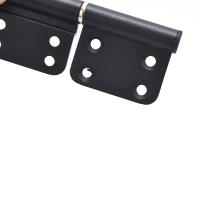 Juego De 2 Piezas De Juego De Bisagras De Puerta En Aluminio Negras De 4 Pulgadas Bisagra Desmontable Para Cocina Y Toilette Herramienta De Puerta Desmontable - details 8