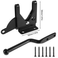 Cerradura De Puerta De Alambre De Acero Carbono De Alta Calidad Auto-Desbloqueable Poste Montado Seguridad Contra Ataque Con Cerradura De Palanca Resistente Para Puerta De Alambre - details 5