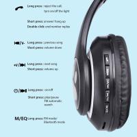 Auriculares para juegos con forma de oreja de gato, iluminación RGB, sonido de 7.1 canales, micrófono, conmutación multimodo, 8-40 horas de duración de la batería, cultivo secundario, juegos. Transpirable, baja latencia - details 7