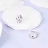 Pendientes De Aro De Plata 925 Para Mujer Con Zirconia Joyería De Moda Regalo Original Eardrop Pendientes Metálicos Tipo Aro - details 71