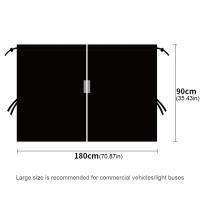 2Pcs Cortinas De Privacidad Para Coche Divisor Universal Entre Asiento Trasero Cortina De Aislamiento Solar Y Cubierta De Ventana Lateral - details 12