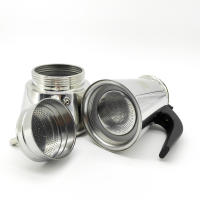 Cafetera Italiana inducción Fabricado en España | 2 ,4, 6, 10 ,Tazas | cafetera Express para Placas y vitroceramicas inducción | Acero Inoxidable | Apto lavavajillas (no Incluye Molinillo café) Cafetera Italiana Acero Inoxidable - details 5
