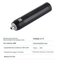 Batería Inalámbrica Multifuncional 3Nm 3.7V 250r/min Con Destornillador Inalámbrico Y Taladro 1300mAh Herramientas Eléctricas Para DIY En Casa - details 1