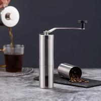 Molino De Café Manual ATWFS En Acero Inoxidable Con Eje De Manivela Y 18 Ajustes Para Granos De Café Resistentes Y Duraderos - details 5