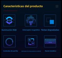 Teclado Mecánico De Juego E-YOOSO Hz82 RGB USB 8K Con Interruptores Magnéticos 82 Teclas Cable Desmontable Para PC Laptop - details 1