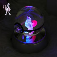 Lámpara De Noche LED 3D Cristal Botella De Vidrio Cartoon Con Base USB Decorativa Para El Hogar Regalo Para Niños Y Adultos - details 13