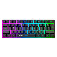 L500 Wired/Wireless Gaming Keyboard 61 Keys With Dynamic RGB Backlight For PC Laptop Gamer - details 26