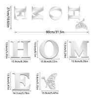 Nuevos Pegatinas De Pared En Forma De Mariposa Con Letras Inglesas Adhesivas Y Desmontables En Acrílico Decoración Moderna Para El Hogar - details 8