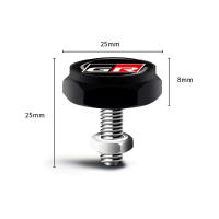 Juego De 4 Piezas De Bandera De Coche Para Toyota GR Tornillos De Metal Y Placa De Licencia Accesorios De Automóvil Bandera Británica Gazoo Racing - details 1