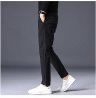 Pantalones Casuales Para Hombre Primavera Verano Delgados Y Elásticos Alta Calidad Pantalones Jogger Rectos Negros Grises Azules Marcas Coreanas - details 10