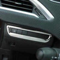 Cubierta De Botón De Interruptor De Faros Para Peugeot 2008 2014-2018 208 2015-2019 208 GTI 2014 Accesorios De Tanque De Combustible ABS - details 2