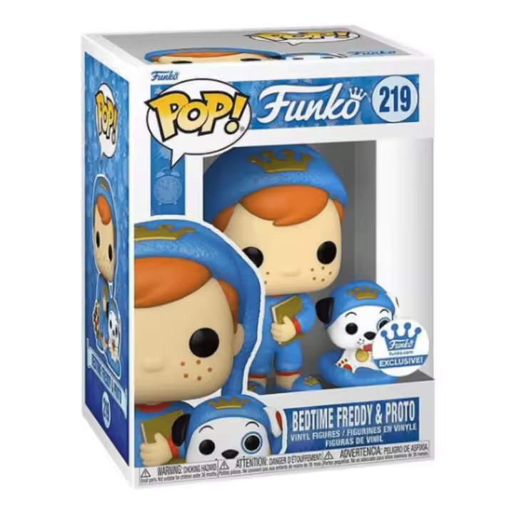 Funko Pop  Bedtime Freddy & Proto (219)  Exclusivo - 1