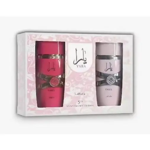 Pack Perfume Yara Rosa + Yara Candy de Lattafa para Mujer – Eau de Parfum 100% Original y Duradero (2x100 ml) - 1