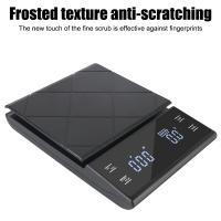 Báscula De Cocina Digital Recargable Tipo-C Precisión Alta Pantalla LED 3KG/0.1g Con Timer Automático Para Café Y Cocina - details 5