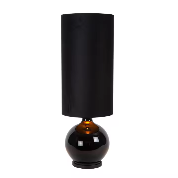 Lucide ESTERAD - Lámpara de suelo - Ø 34 cm - 1xE27 - Negro - 1